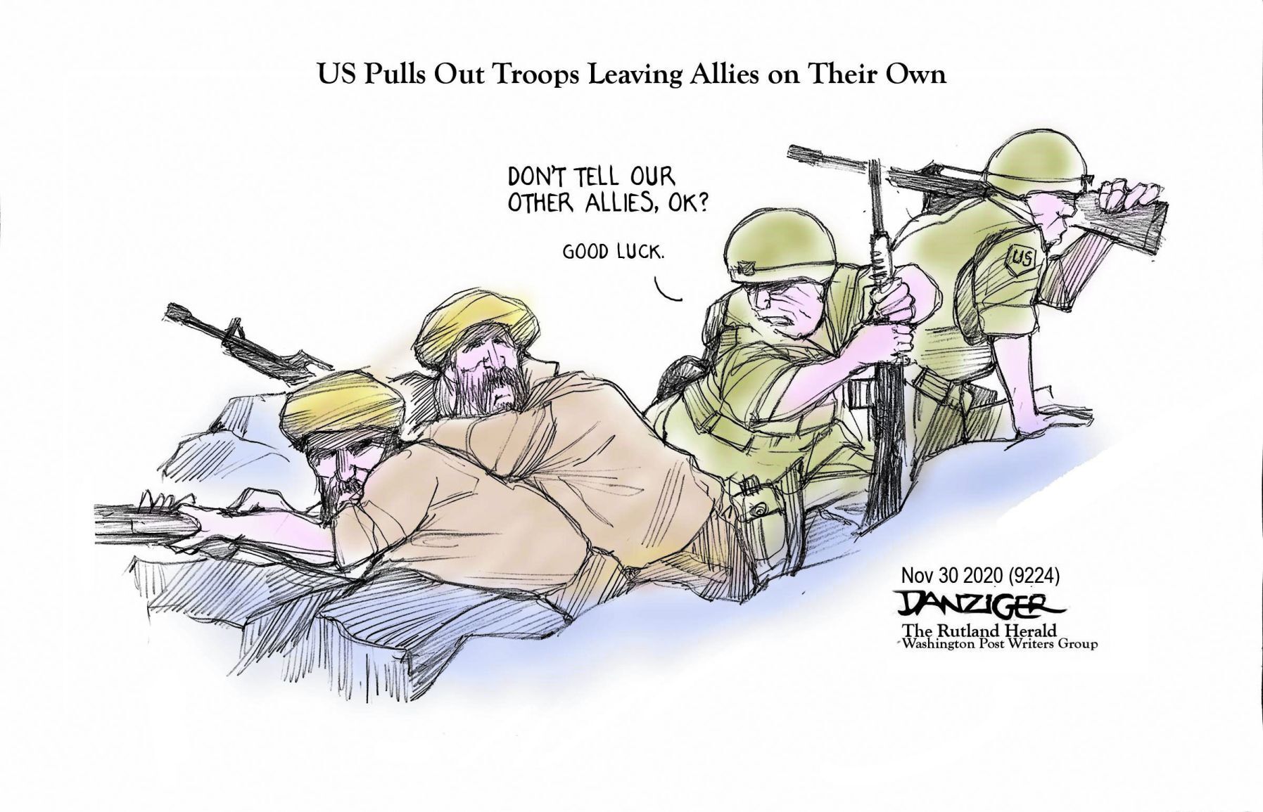 Jeff Danziger cartoon